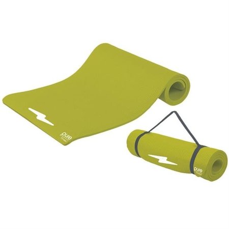 FITNESSFIRST Fitness Deluxe 12mm Exercise Mat - Lime FI471946